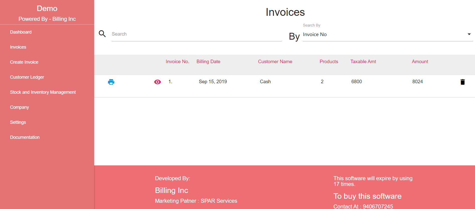 Billing Inc